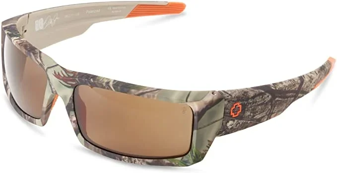 New Spy General Wrap Sunglasses 65mm Polarized w UV Protection Camo