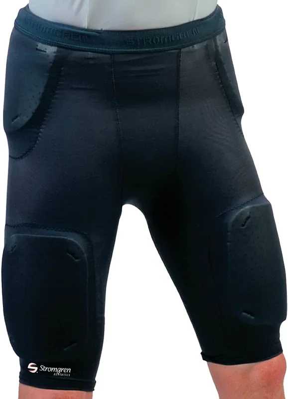New Stromgren Permalite 5-Pocket Basketball Girdle Men’s (Black, Medium)