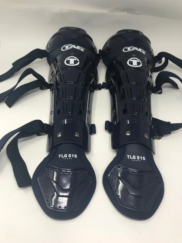New Tag Youth Leg Guard 13 Inch Navy Single Kneecap Ages 12-13