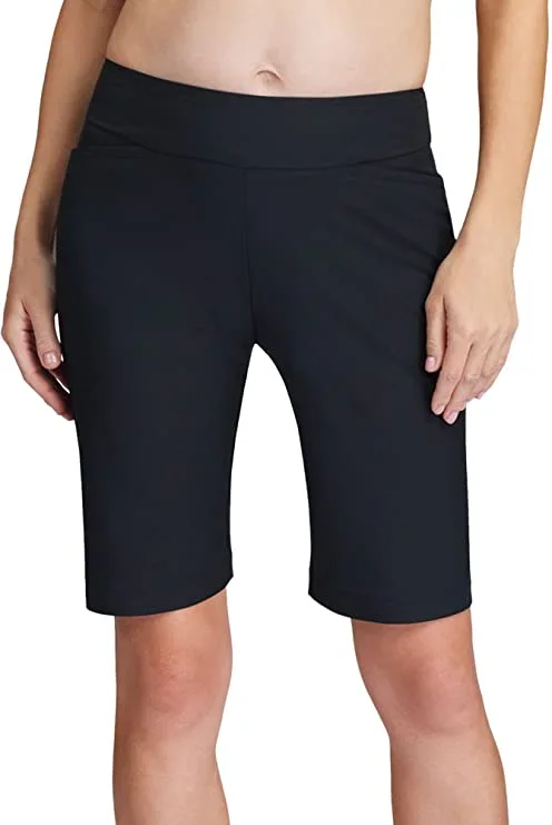 New Tail Women’s Essential Golf Shorts Size 2 Black UPF 50 Blocks 90% UV Rays