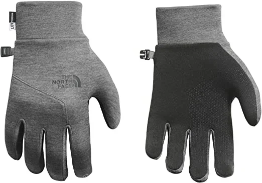 New The North Face Etip Glove Snow Hand Warmers Size Large Grey