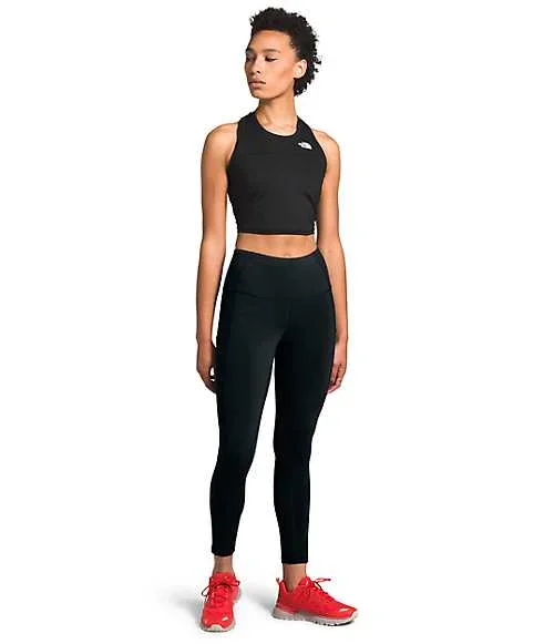 New The North Face Women’s Motivation High-Rise Pocket 7/8 Tight Black Size XL