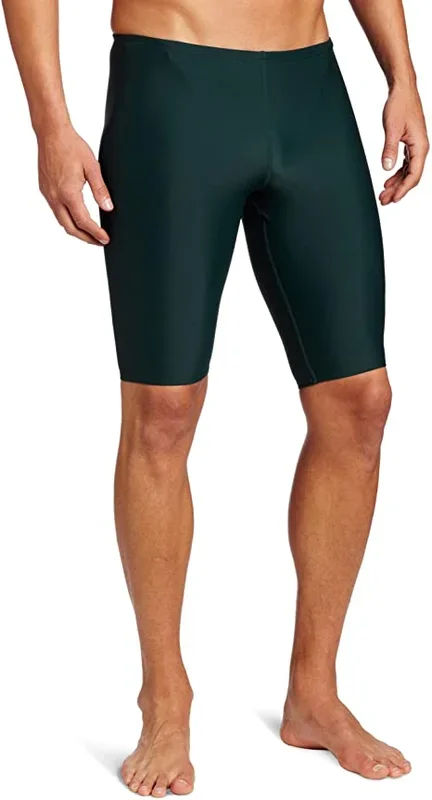 New TYR Sport Youth Solid Jammer Swim Suit Chlorine Proof Size 26 Black