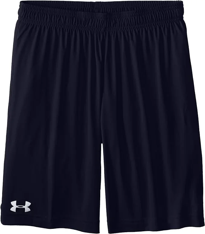 New Under Armour Boys Basic Microshort Shorts Navy Youth X-Large