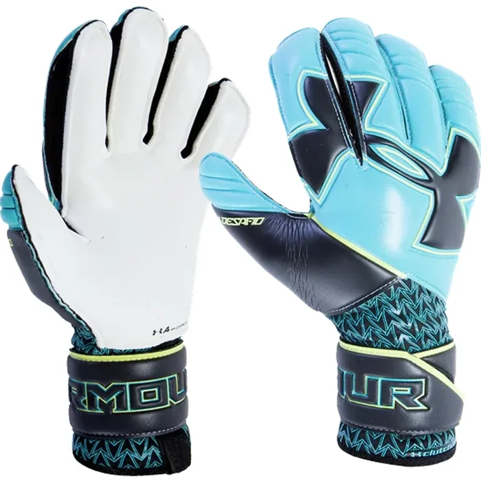 New Under Armour Desafio Pro Goal Keeper Soccer Glove Mn 12 Clutchfit Bl/Blk/Wht
