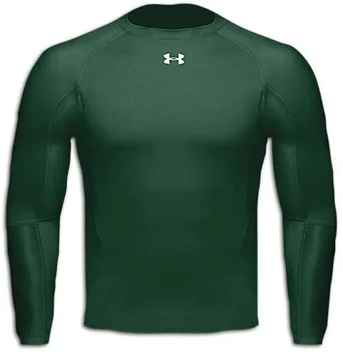 New Under Armour Diamond Series L/S Training Top Large Green