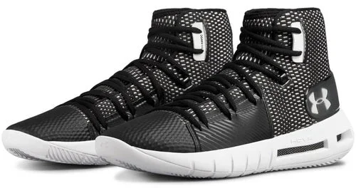 New Under Armour Hovr Havoc Men’s Basketball Shoe Black/White Size 5.5