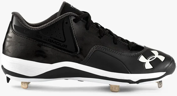 New Under Armour Ignite low ST CC Baseball Cleat Mens Size 13 Black/White