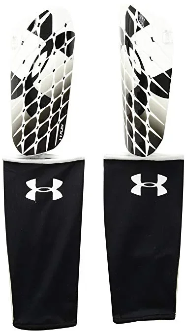 New Under Armour Men’s Armour Flex Pro Shinguard White/Black Small