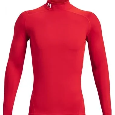 New Under Armour Men’s ColdGear Compression Mock Shirt XX-Large Red