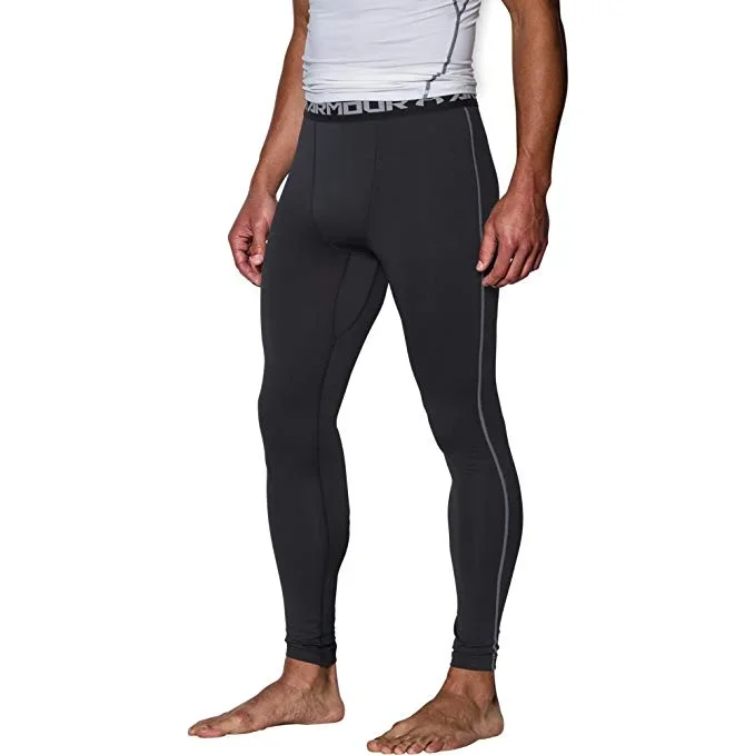 New Under Armour Men’s ColdGear Leggings Black/Gray Medium