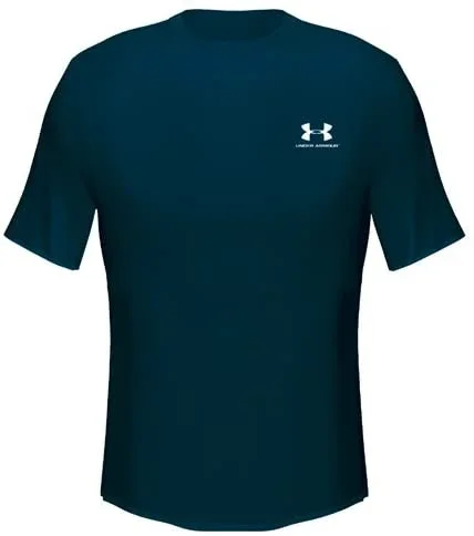 New Under Armour Men’s HeatGear Tee Shirt Short Sleeve Navy Medium