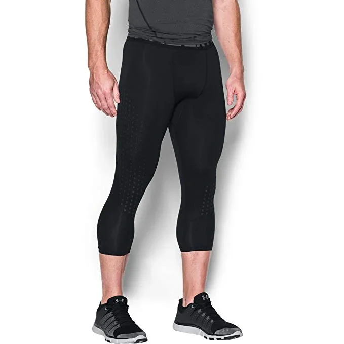 New Under Armour Men’s Hg Armour Coolswitch 3/4 Pants Small Black