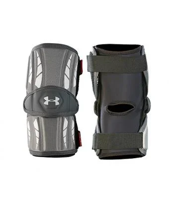 New Under Armour Men’s Lacrosse Strategy Arm Guard Grey Size Medium