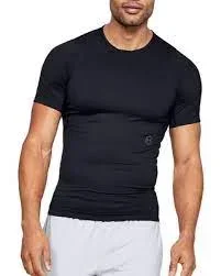 New Under Armour Men’s RUSH Compression Short Sleeve Shirt X-Large Black