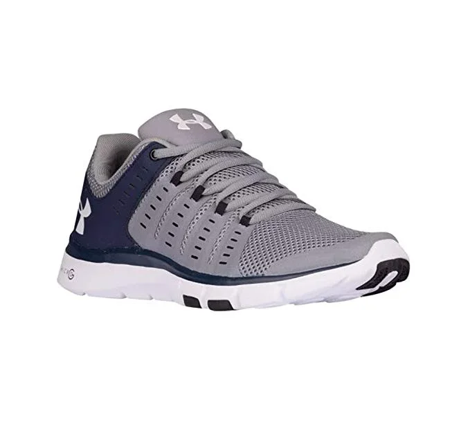 New Under Armour Men’s UA Micro G Limitless 2 Team Training Shoes Stl/Nvy 10.5M