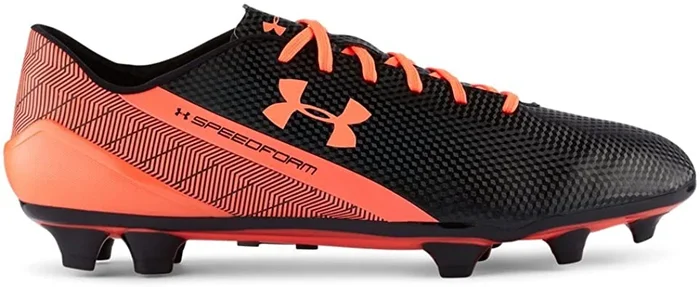 New Under Armour Men’s UA Speedform FG Soccer Cleat Size 13 Black/Orange