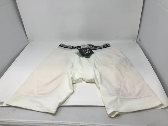 New Under Armour Padded Compression Shorts White XXL