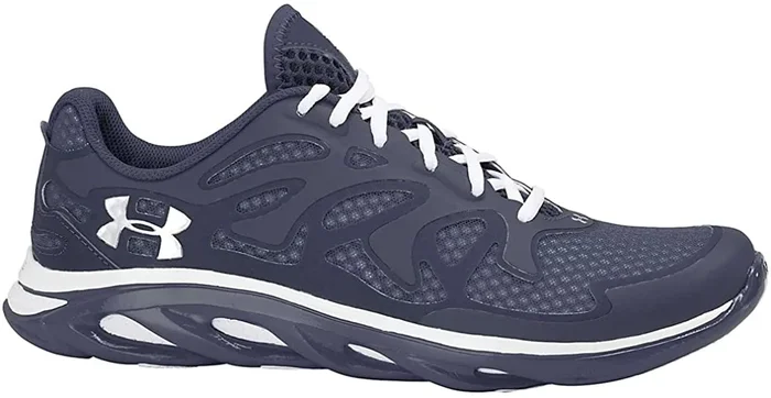 New Under Armour Team Spine Evo Mens 11 Running Shoes Navy/White
