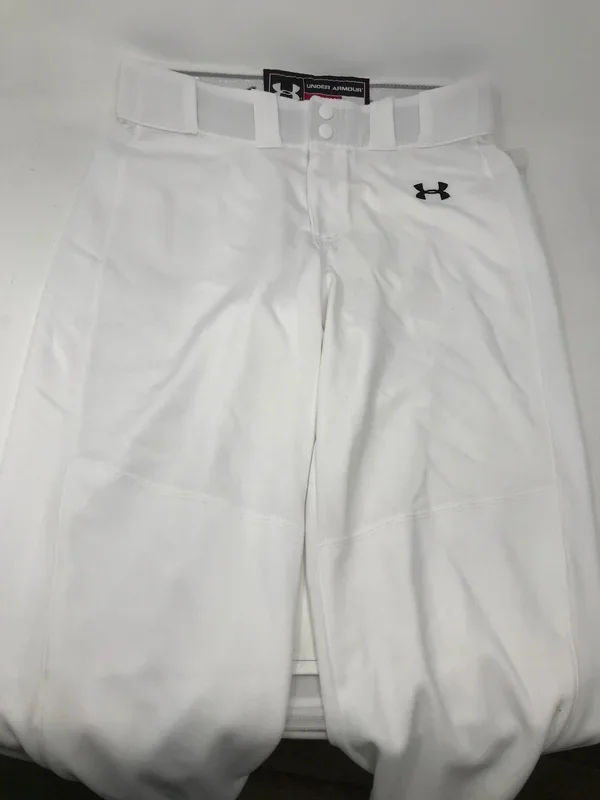 New Under Armour Women’s Icon Knicker Pant Softball X-Large White