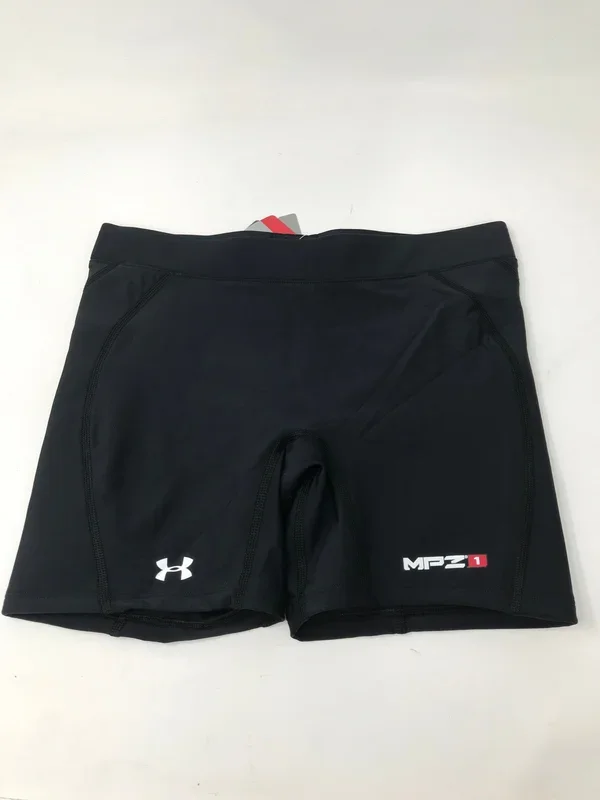 New Under Armour Womens Torque Slider Compression short Wmn XL Black