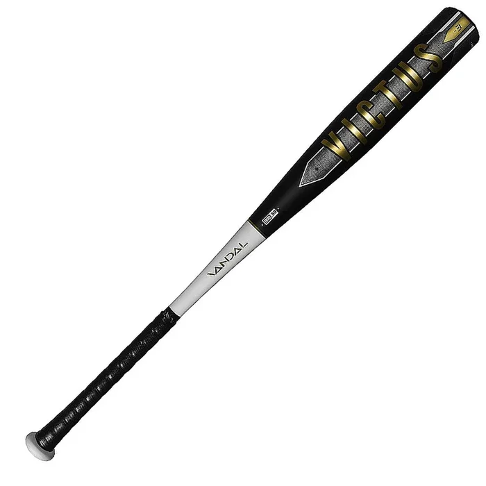 New Victus Vandal BBCOR Black/White/Gold -3 Baseball Bat