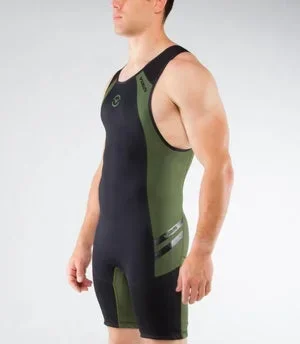 New Virus Singlet Men’s Bio Ceramic Elevated V2 AU12 Medium Olive/Black