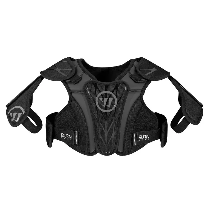 New Warrior Burn Next Youth Lacrosse Shoulder Pads Large Black/White