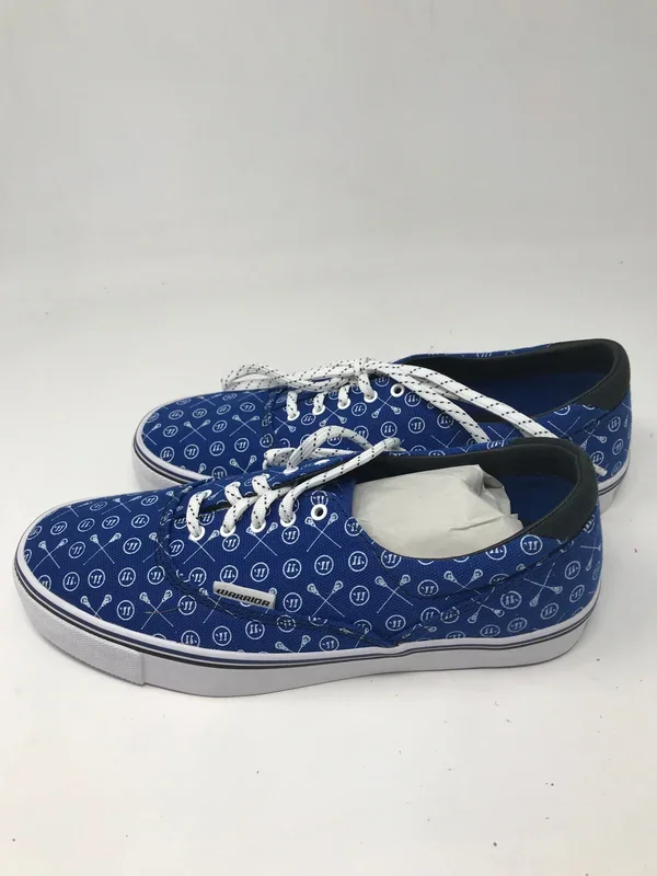 New Warrior Deke Youth Lacrosse Shoes Blue/White Size 5.5