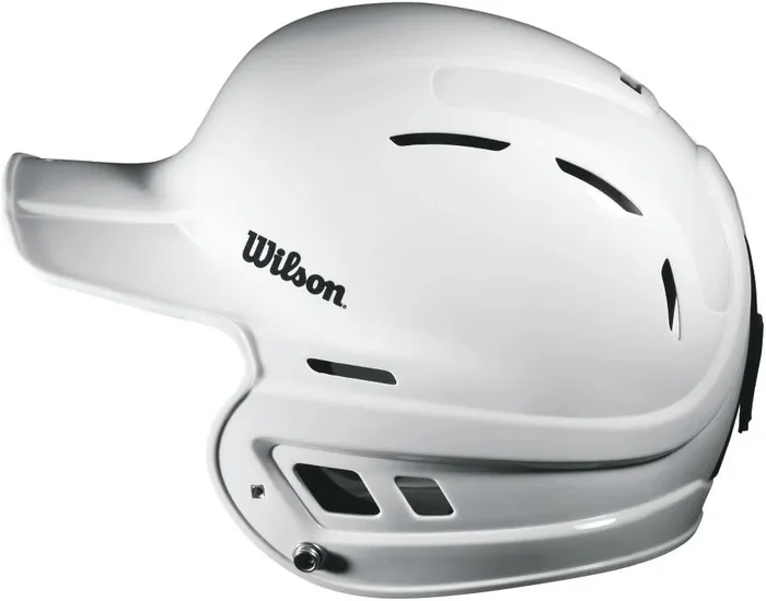 New Wilson’s The One Adult Batting Helmet Adjustable OSFA (6 3/4 – 7 3/4) White