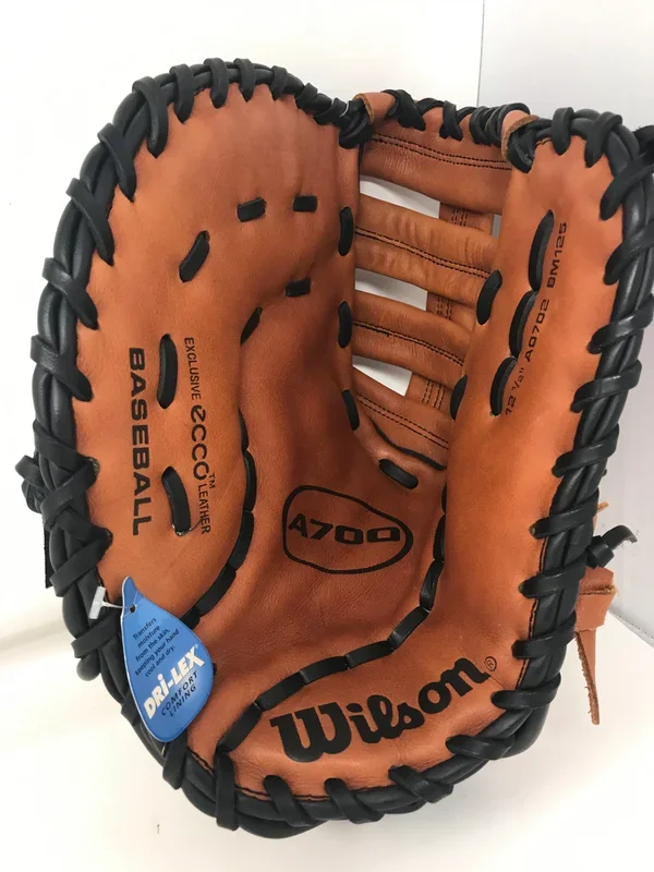 New Wilson A700 12.5″ 1ST Base Mitt Baseball LHT Brown/Black