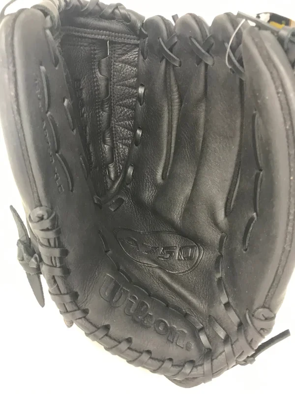 New Wilson A750 Dual Hinge 12.5In RHT Black Baseball Glove