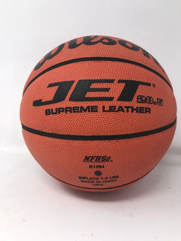New Wilson JET Supreme Leather Basketball 28.5 Inch Brown