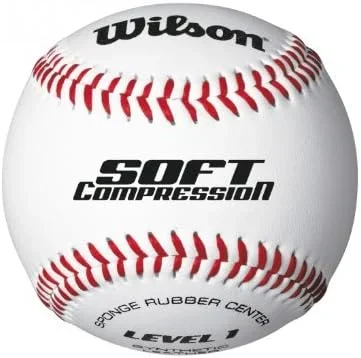 New WILSON Minor League,Coach Pitch and Tee Ball Play Baseballs (12/Pack)