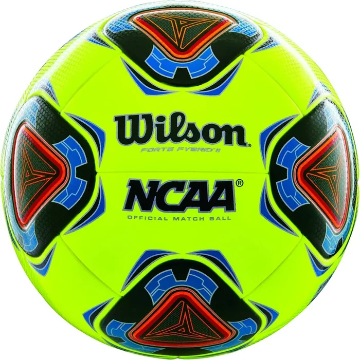 New WILSON NCAA Forte Fybrid II Soccer Cup Game Ball Optic Yellow