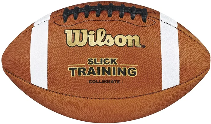 New Wilson Slick Training Football – Official Collegiate Orange F1245