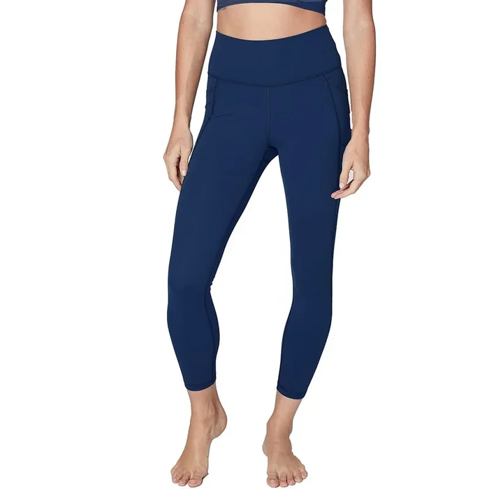 New Women’s Gottex Studio Peach Collection X-Small Navy Ankle Length Leggings