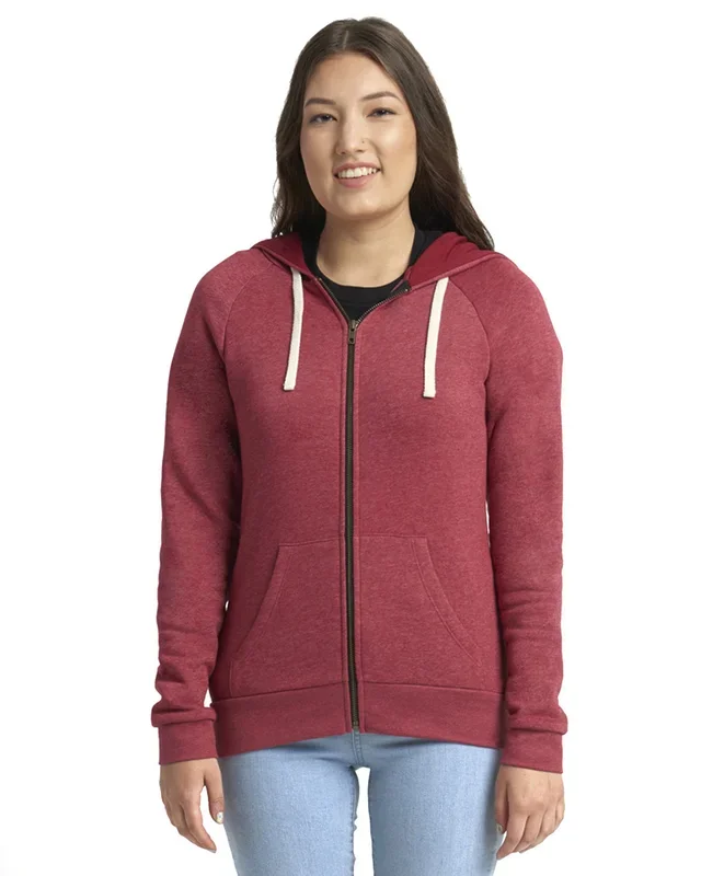 Next Level Apparel Ladies’ PCH Raglan Zip Hoodie