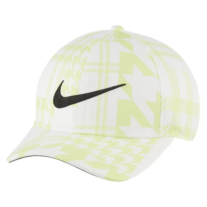 Nike Aerobill Classic 99 Open Print Cap – White/Lemon Twist/Black