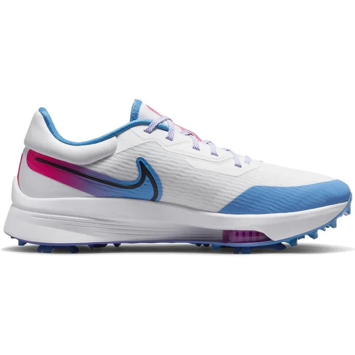Nike Air Zoom Infinity Tour NXT% Waterproof Spikeless Shoes – White/Aurora Blue/Pink Blast/Black