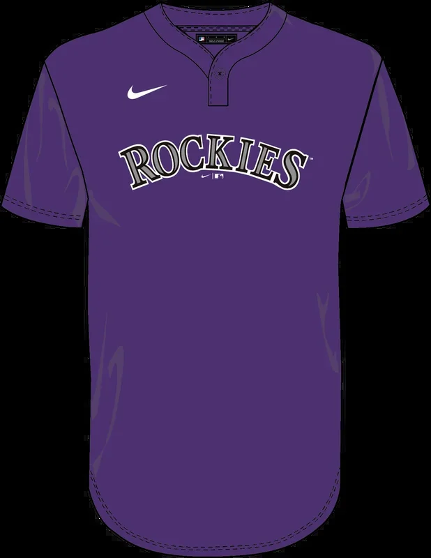 Nike Colorado Rockies Youth Institutional 1 Button Pullover