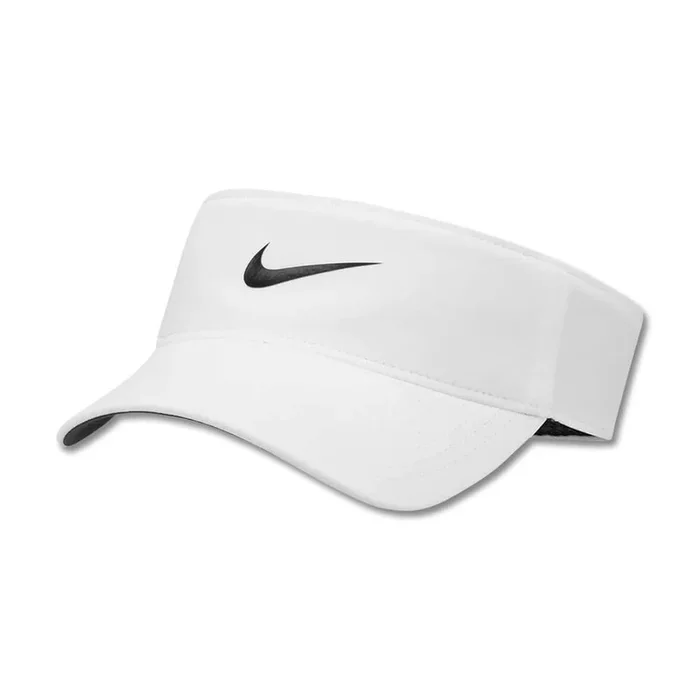 Nike Dri-FIT Ace Swoosh Golf Visor White/Anthracite/Black – 23 Men