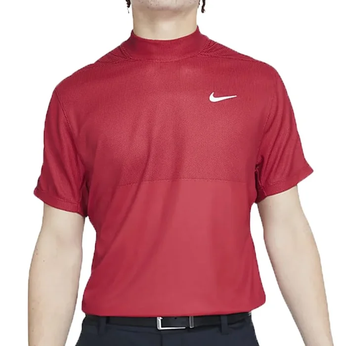 Nike Dri-FIT Tiger Woods Dri Mock Polo – Gym Red