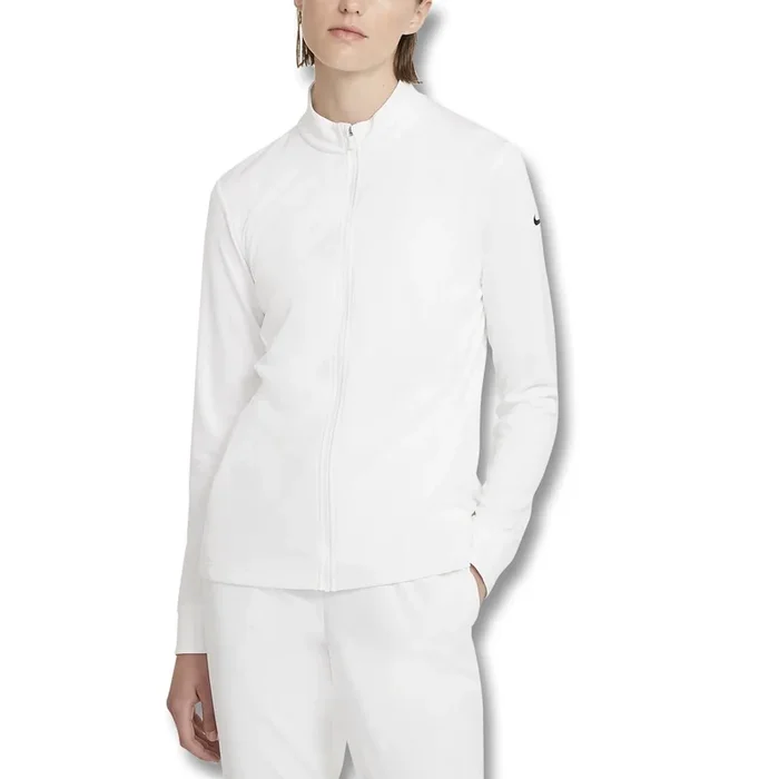 Nike Dri-FIT UV Victory Full Zip Golf Jacket White/Black – FW21 Women