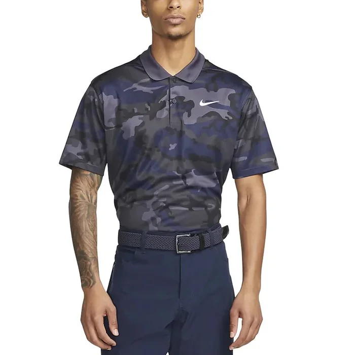 Nike Dri-FIT Victory+ Camo Golf Polo Gridiron/Gridiron/White – 23 Men