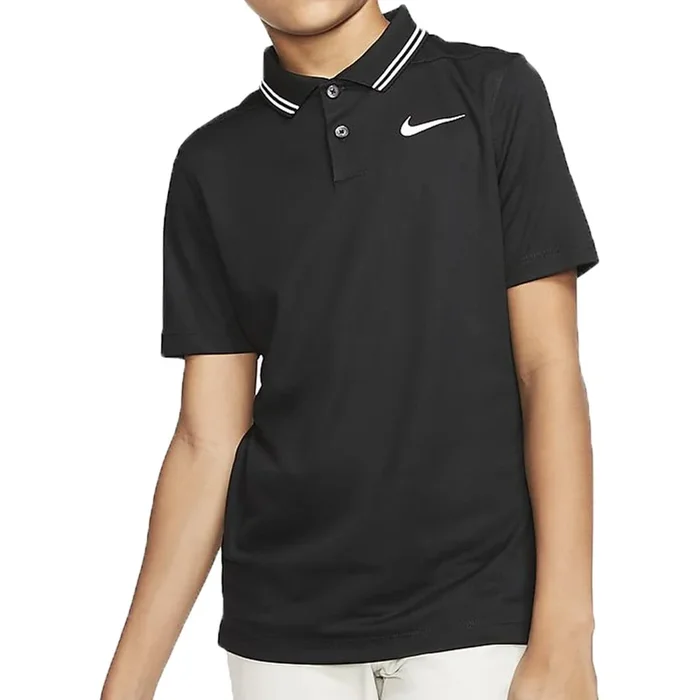 Nike Dri-FIT Victory Junior Polo – Black