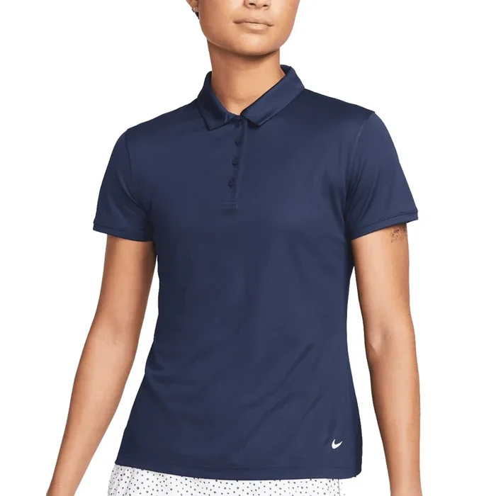 Nike Dri-FIT Victory Solid Golf Polo College Navy/White – SS23 Women