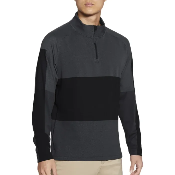 Nike Dry Vapor 1/2 Zip Golf Sweater – Black/Dark Smoke/Grey
