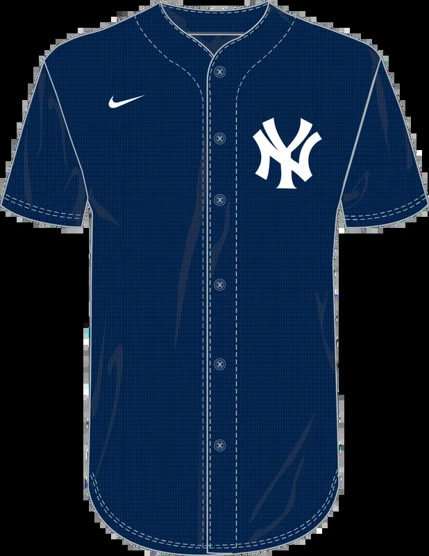 Nike New York Yankees Youth Institutional Full Button Jersey