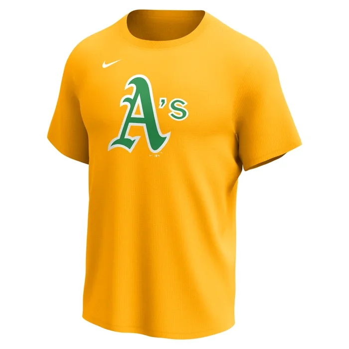 Nike Oakland Athletics 1981-84 Adult Institutional Short Sleeve Cooperstown Crew Neck Tee